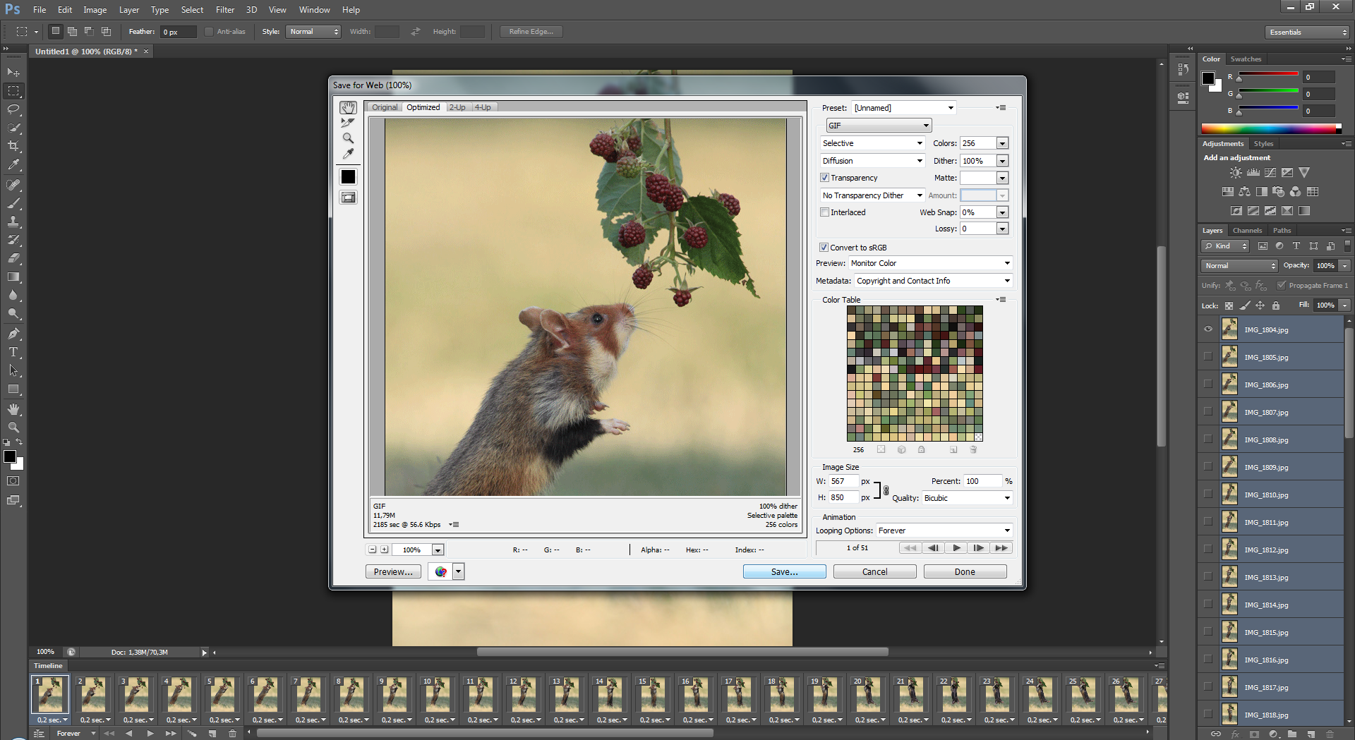 How to make an animated GIF in Photoshop in less than 10