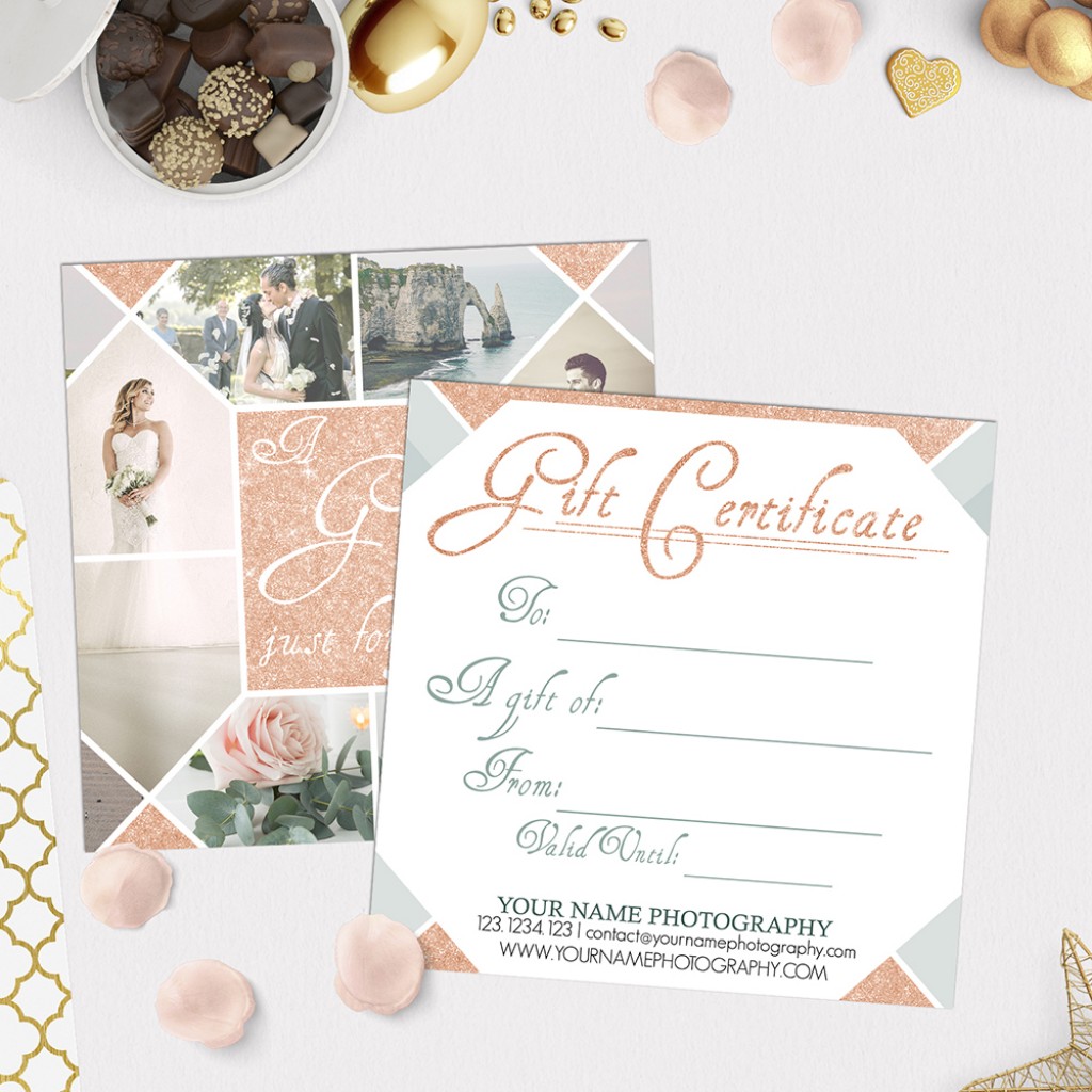 Gift Certificate Templates - Well Designed & Easily Adjustable