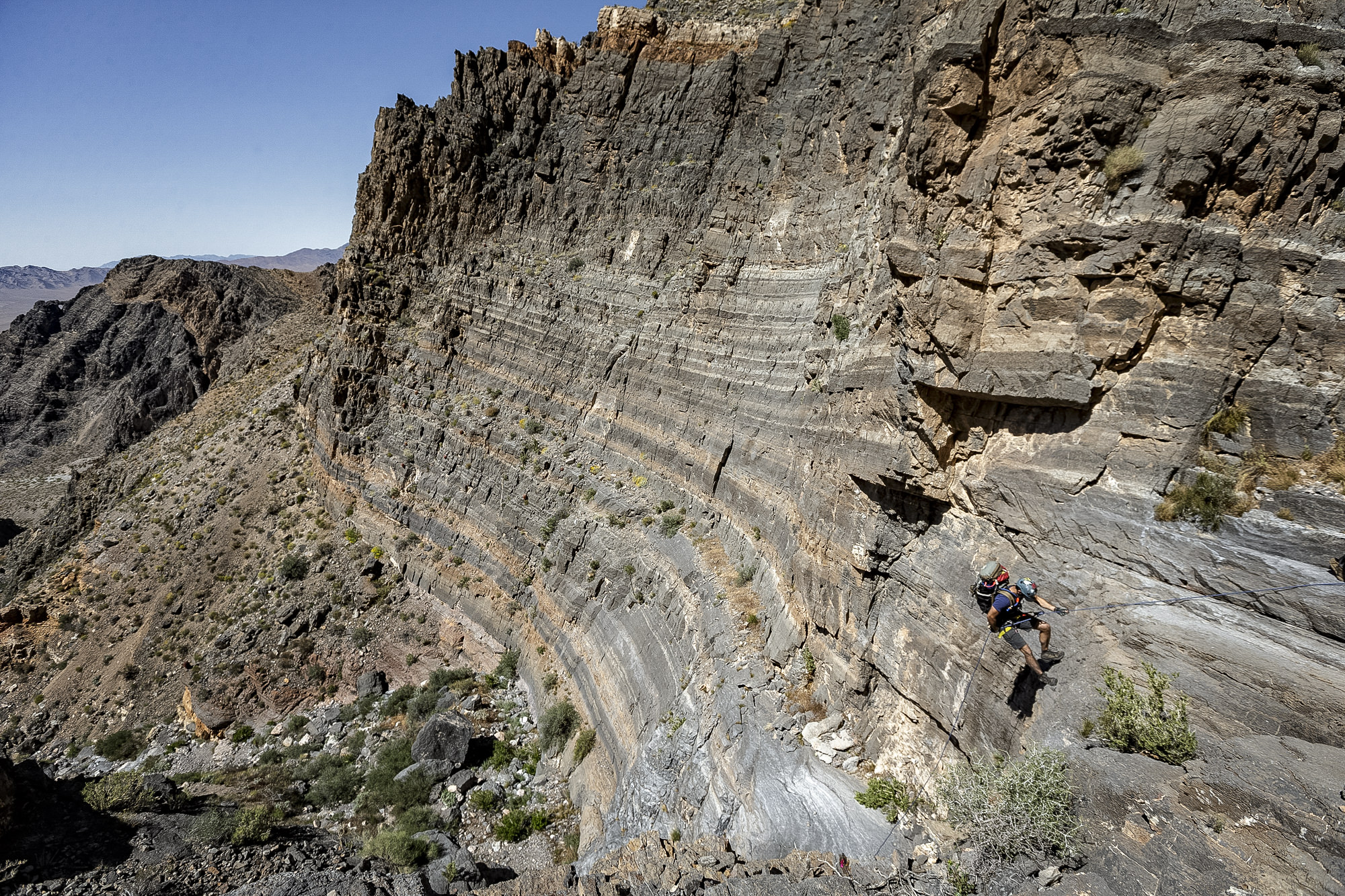 Atlas Canyon, Nopah Range, California. Canon 1Dx, 24-70mm lens set to 26mm, f/22 at 1/80 sec, ISO 400