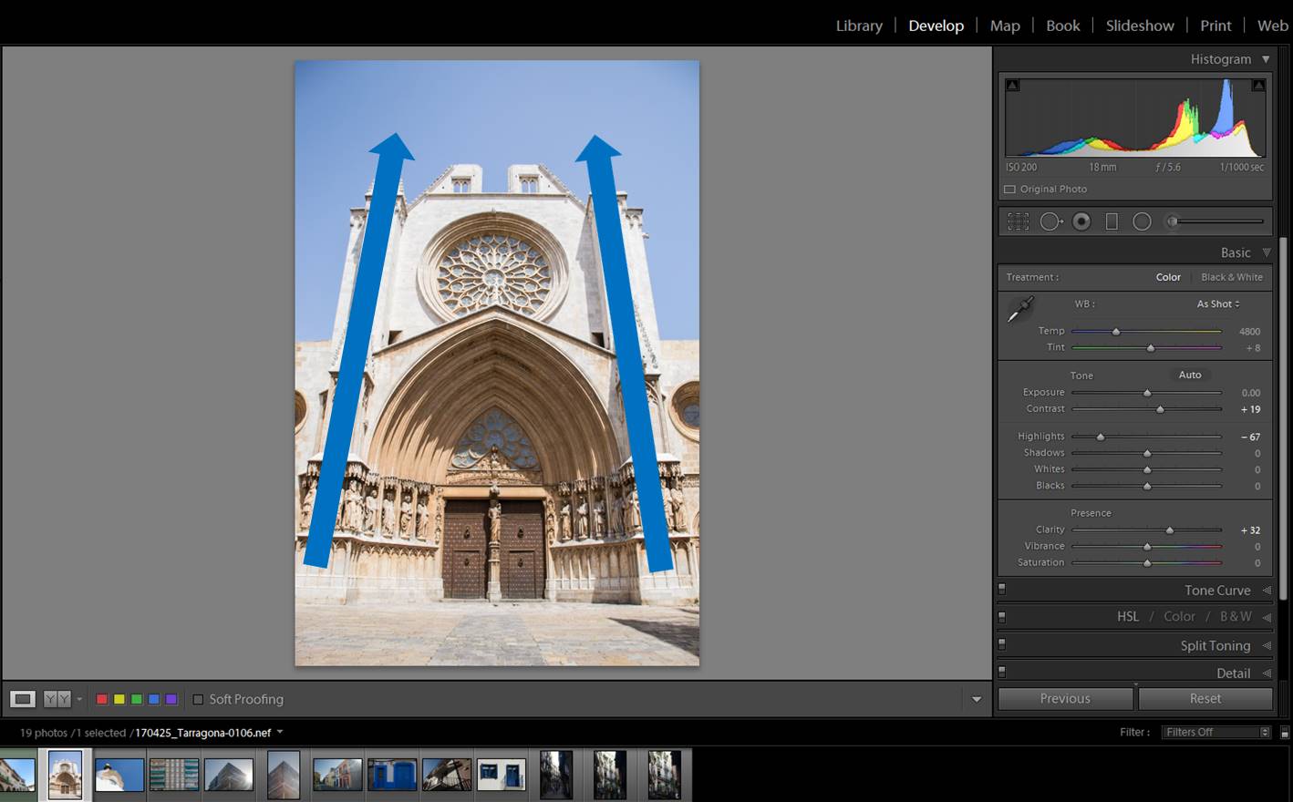 Architecture distortion