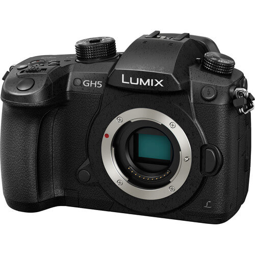 panasonic gh5 front view