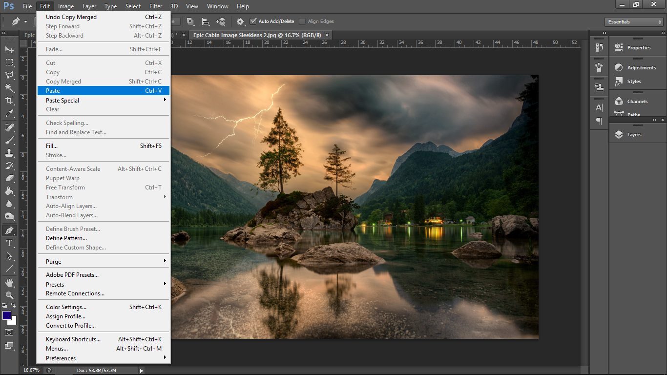 Create an Epic Photo Manipulation with just 2 Images: Part 2