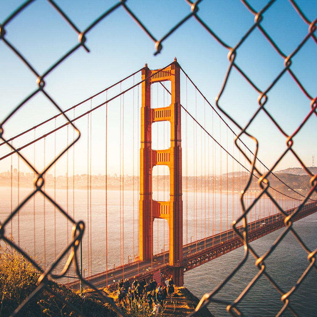 fence landscape photography