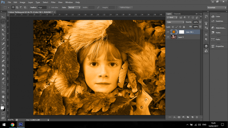 Color Tinting in Photoshop