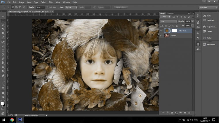 Color Tinting in Photoshop