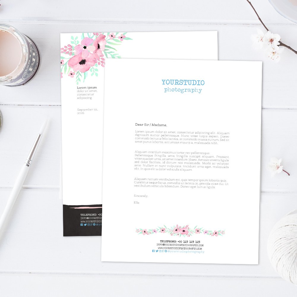 From The Desk Of Letterhead Template For 2021 Printable And Downloadable Fust