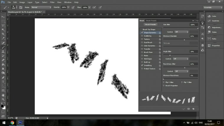 how to upload photoshop brushes