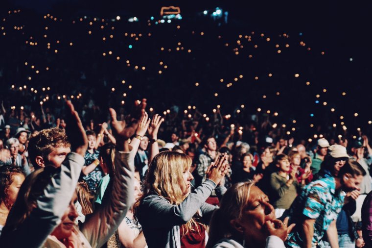 concert photography audience