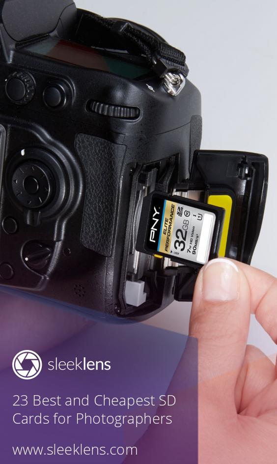 Best SD Cards For Photographers Reviewed In 2020 | Sleeklens